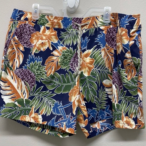 J.Crew Hawaiian Swim Trunks XXL - Picture 1 of 7